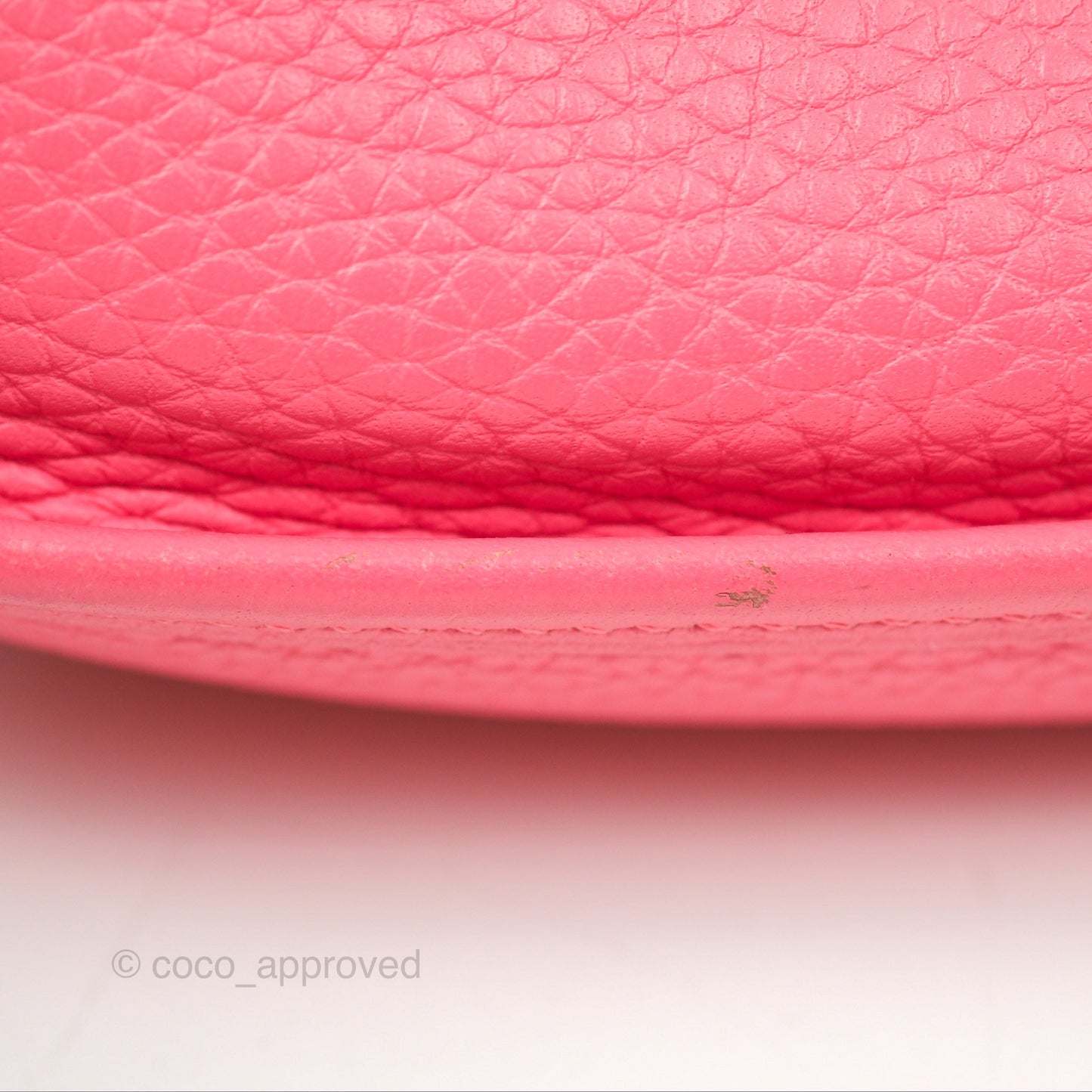 Hermès Mini Evelyne 16 Rose Azalee Clemence Palladium Hardware