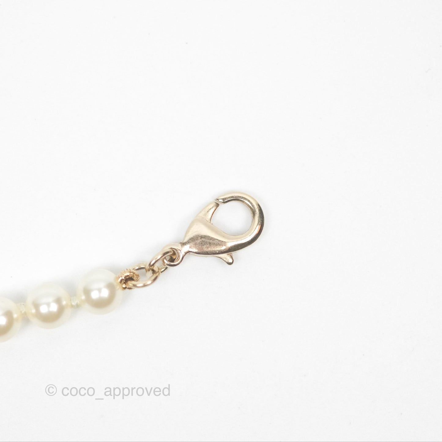 Chanel Pearl CC Bracelet Gold 17A