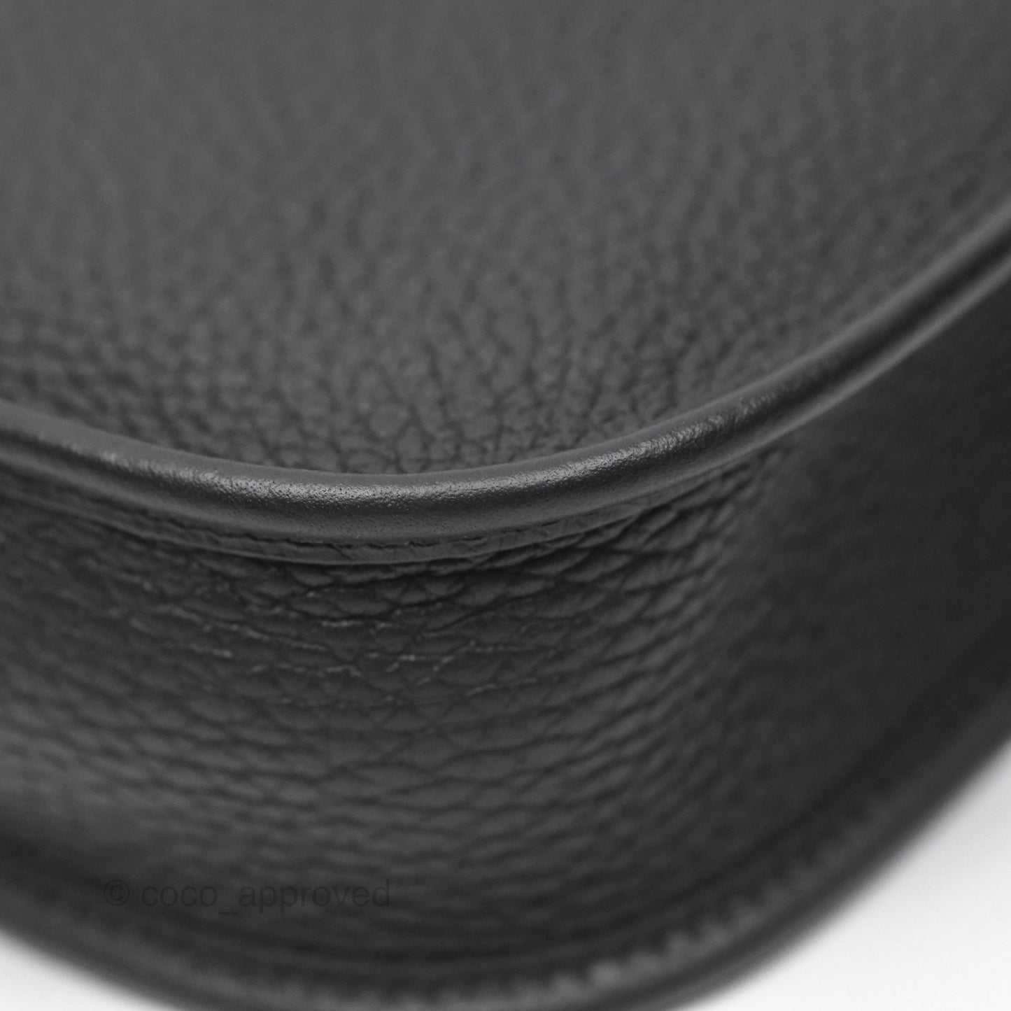Hermès Mini Evelyne 16 Noir 89 Clemence Palladium Hardware