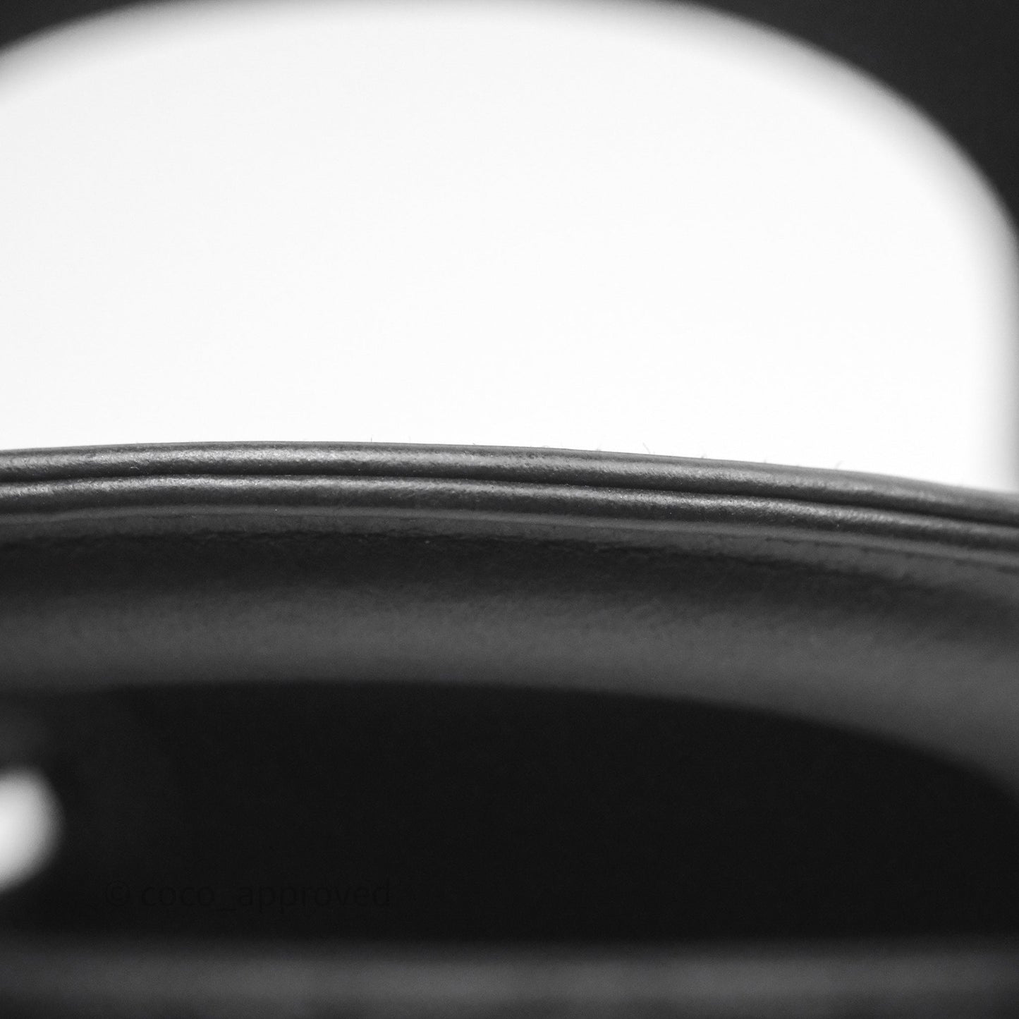 Dior Mini Lady Dior Ultra Matte Black Cannage Calfskin