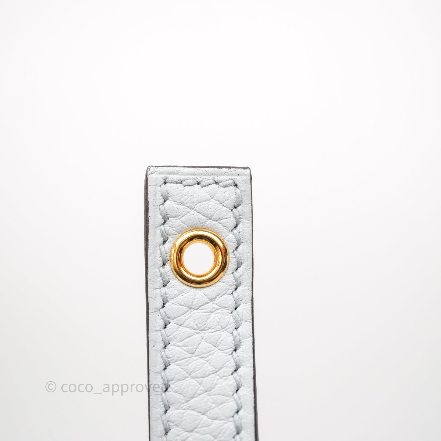 Hermès Picotin 18 Bleu Pâle 08 Clemence Gold Hardware