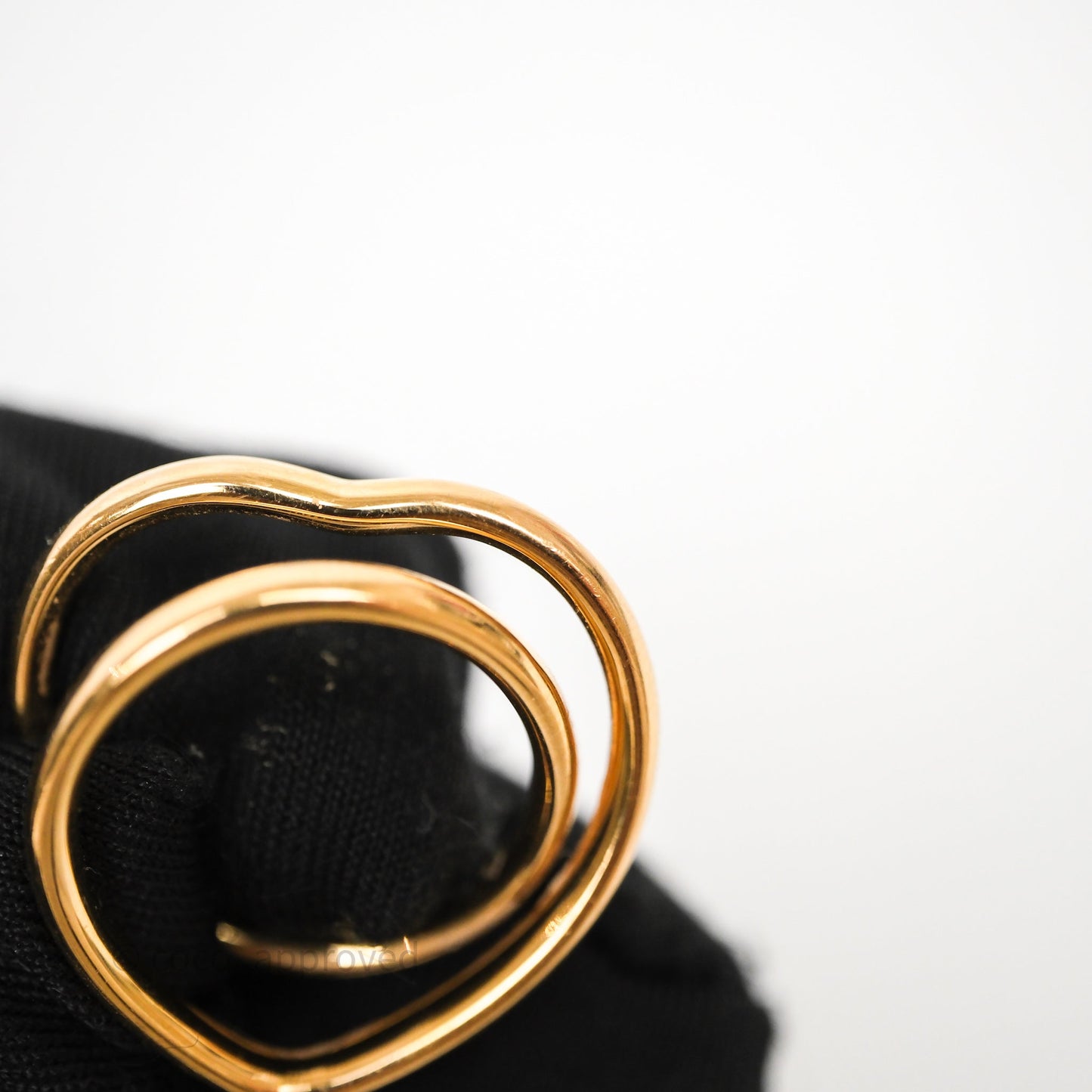 Hermès Vertige Coeur Gold Ring 51MM