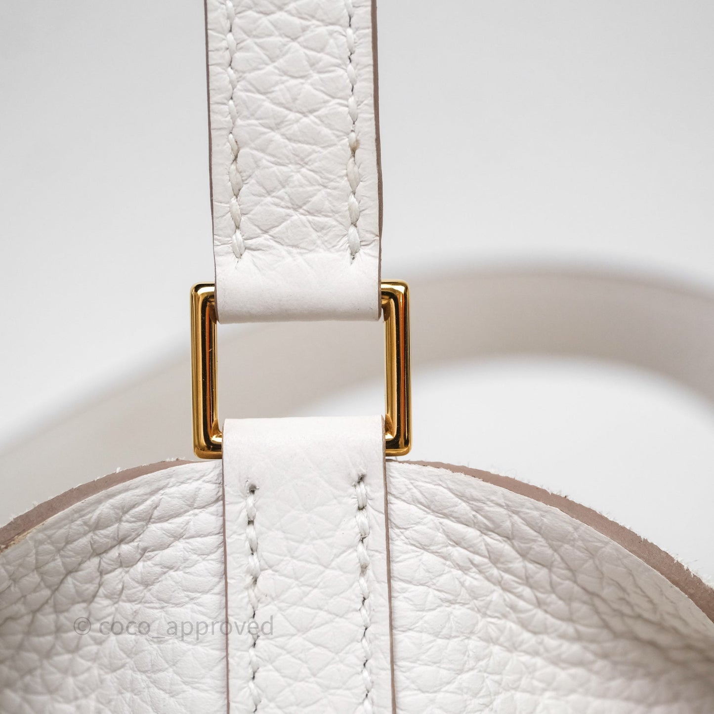 Hermes Picotin Lock 18 Gris Pale M4 Clemence Gold Hardware