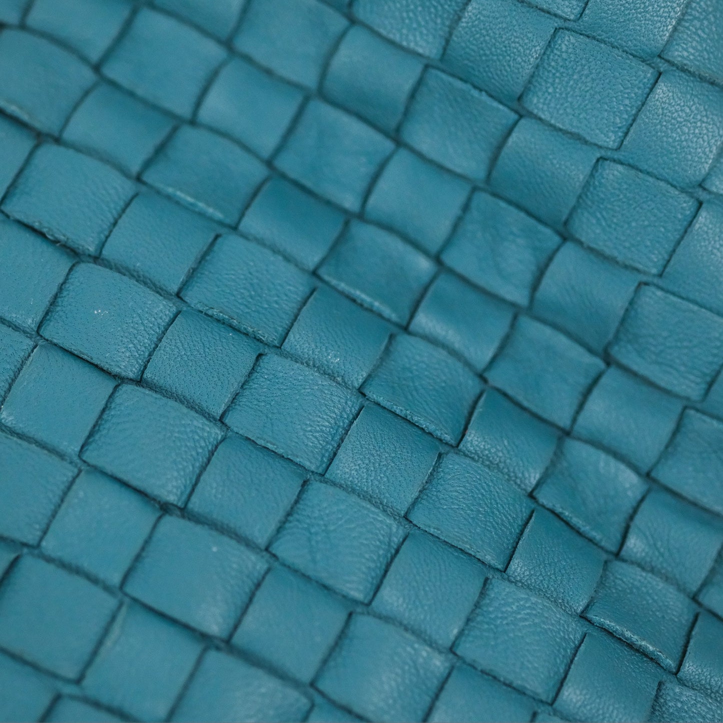 Bottega Veneta Large Cesta Tote Intrecciato Teal