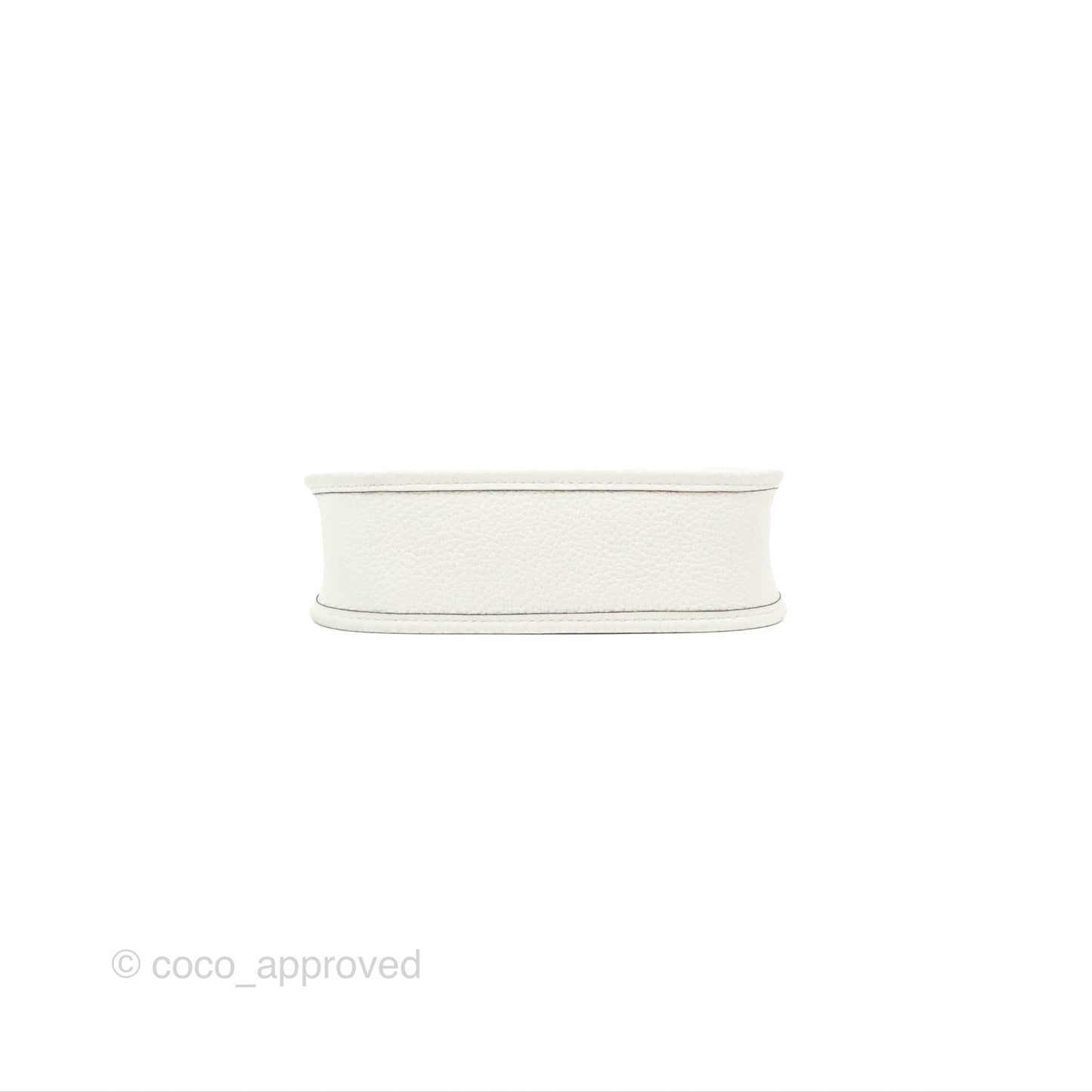 Hermès Mini Evelyne 16 New White Clemence Palladium Hardware
