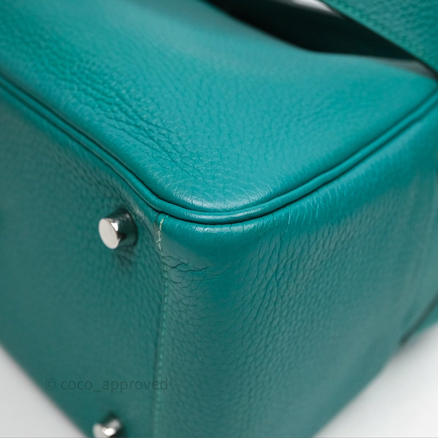Hermès Lindy 26 Vert Verone U1 Clemence Palladium Hardware