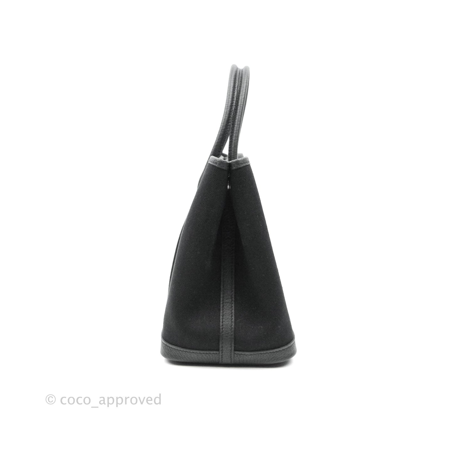 Hermès Garden Party 30 Canvas Black