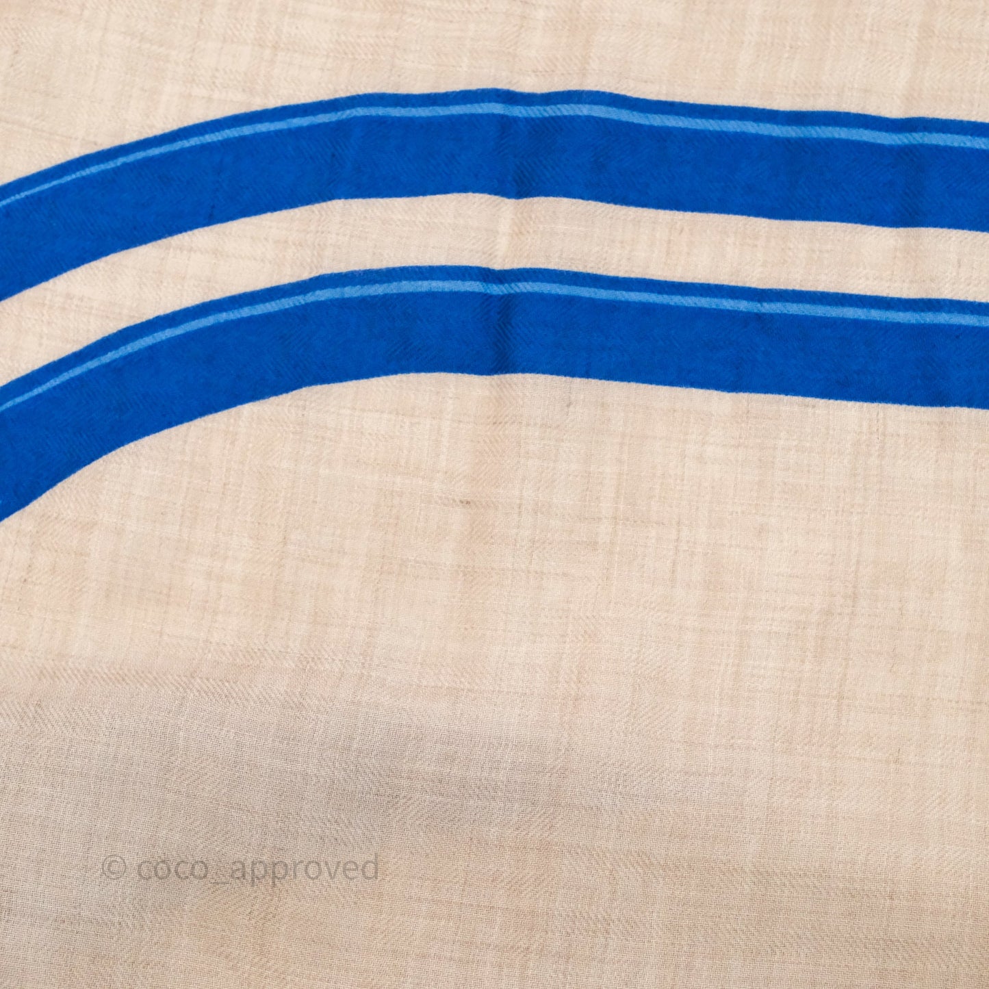Hermes Brides De Gala App 140cm TD/ Orange/ Naturel/ Bleu Azur Cachemire Scarf