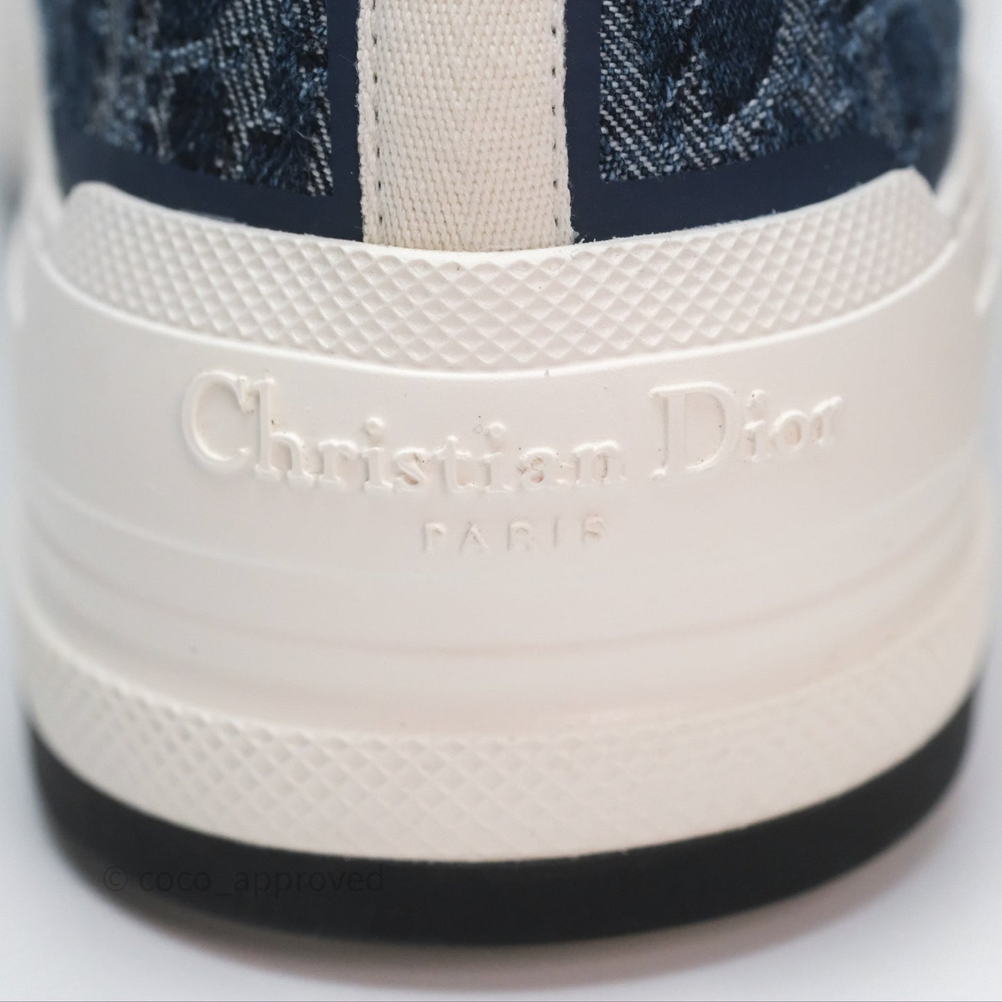 Christian Dior Walk'n'Dior Platform Sneaker Blue Denim Size 37.5