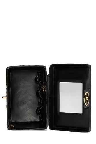 Chanel,  Black Lambskin Circle 'CC' Vanity Large, Black