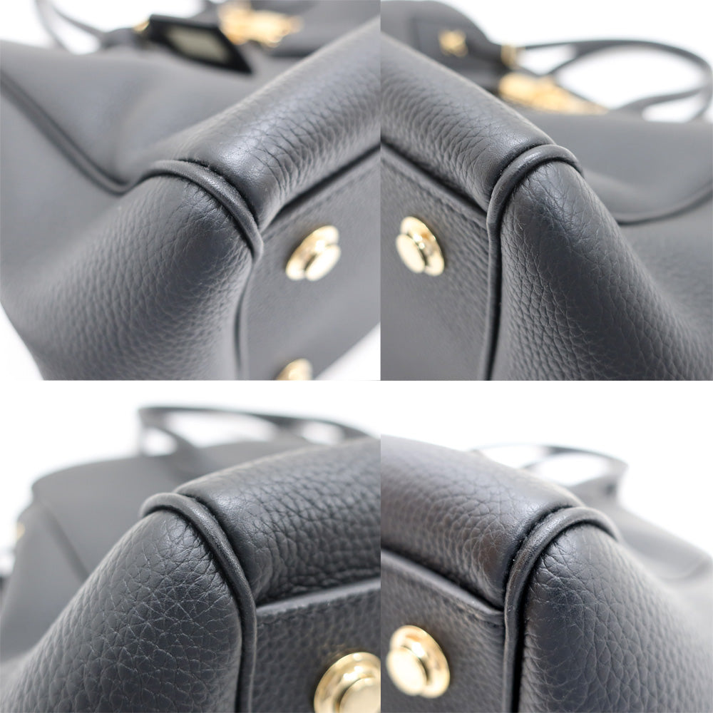 Louis Vuitton M54348 Noir M54348 Padlock Handbag 2WAY Black Black G