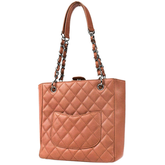 Luxury Chanel 2008-2009 Petite Shopping Tote PST SHW Caviar