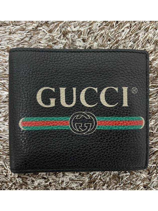 Luxury Gucci Trending 2025 Black band logo leather wallet