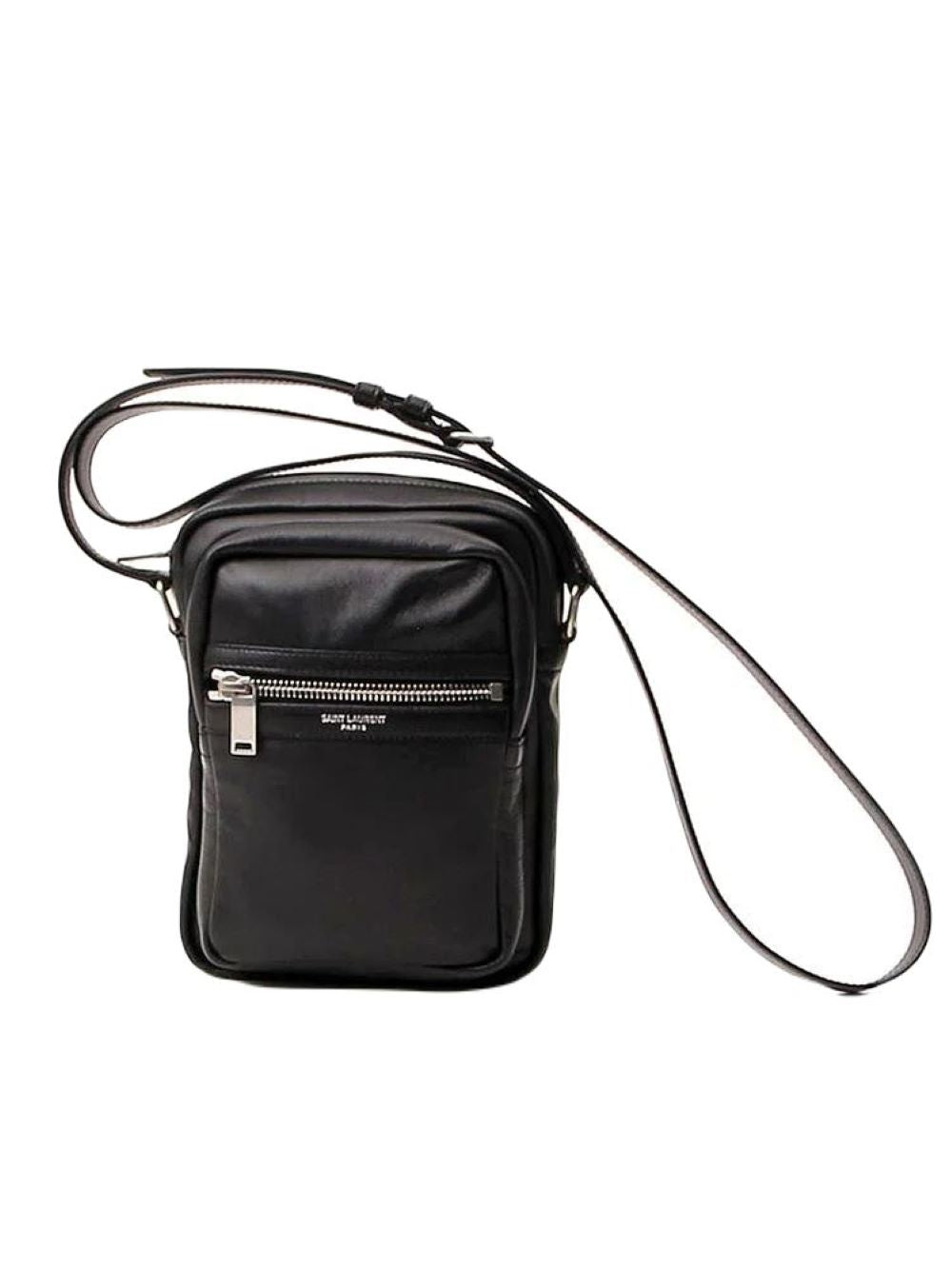Luxury Saint Laurent Men's Sid Crossbody Bag in Black | 5817001GE0E