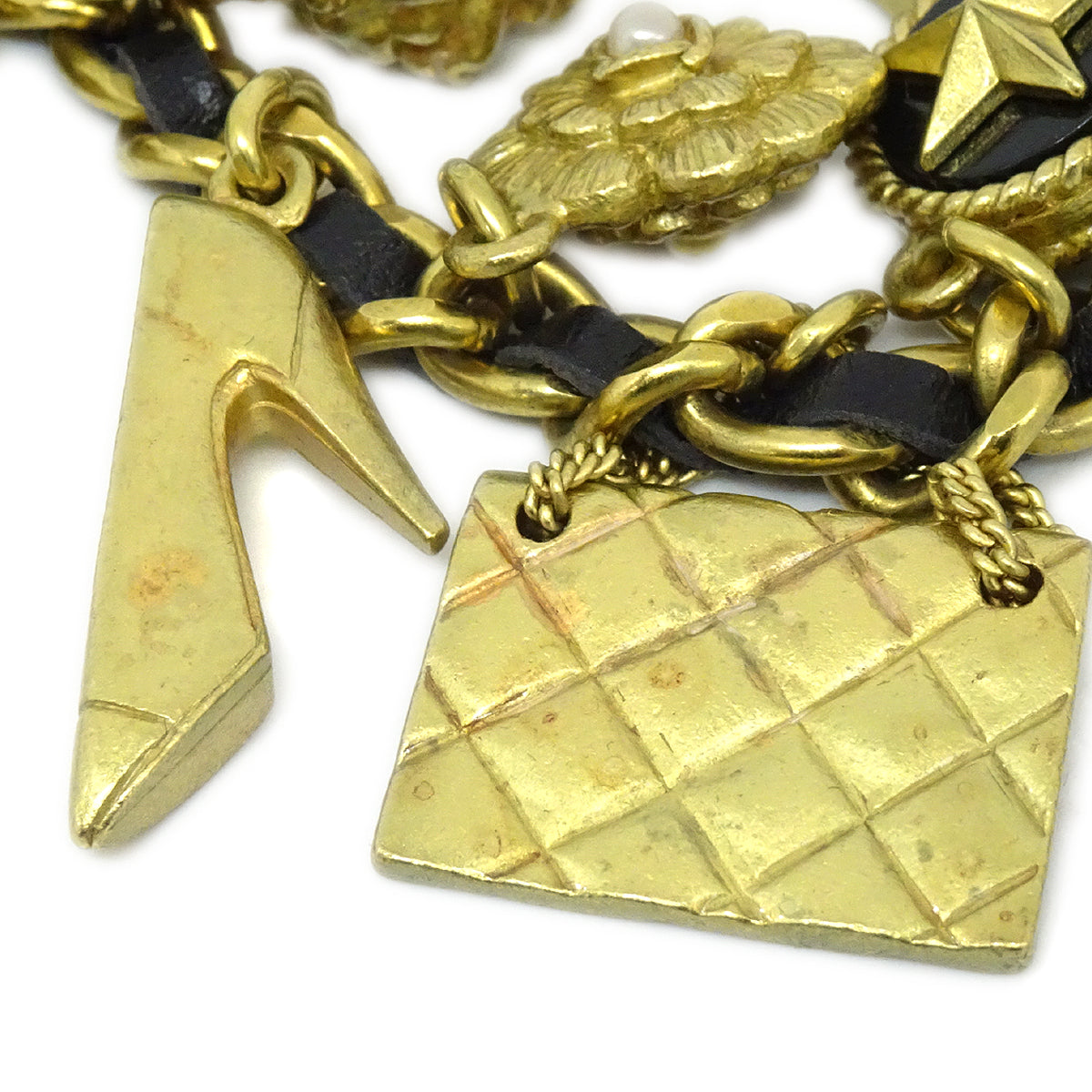 Luxury Chanel Icon Bracelet Gold 94A