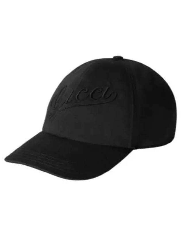 Luxury Gucci Trending 2025 Embroidered Cotton Base Ball Cap Black