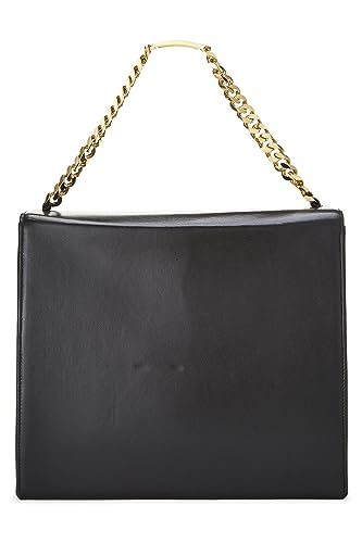 Chanel,  Black Lambskin 'CC' Flap Handbag, Black