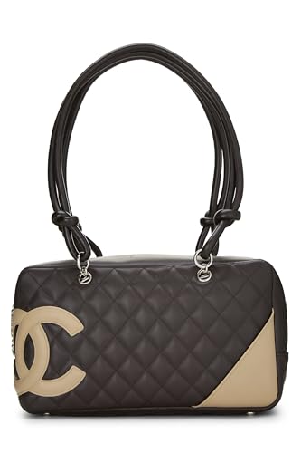 Chanel,  Brown Calfskin Cambon Ligne Bowler, Brown