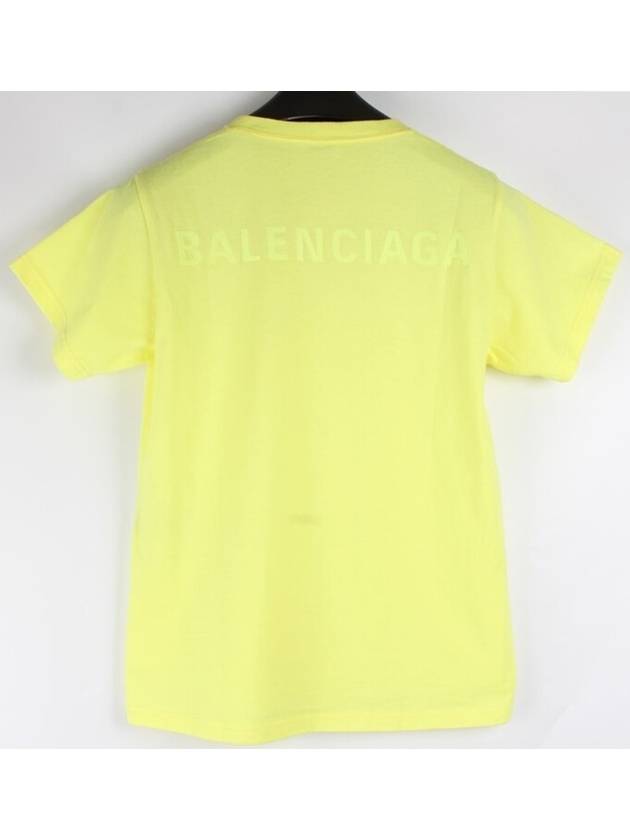 Luxury Balenciaga Back logo neon short sleeve t shirt M