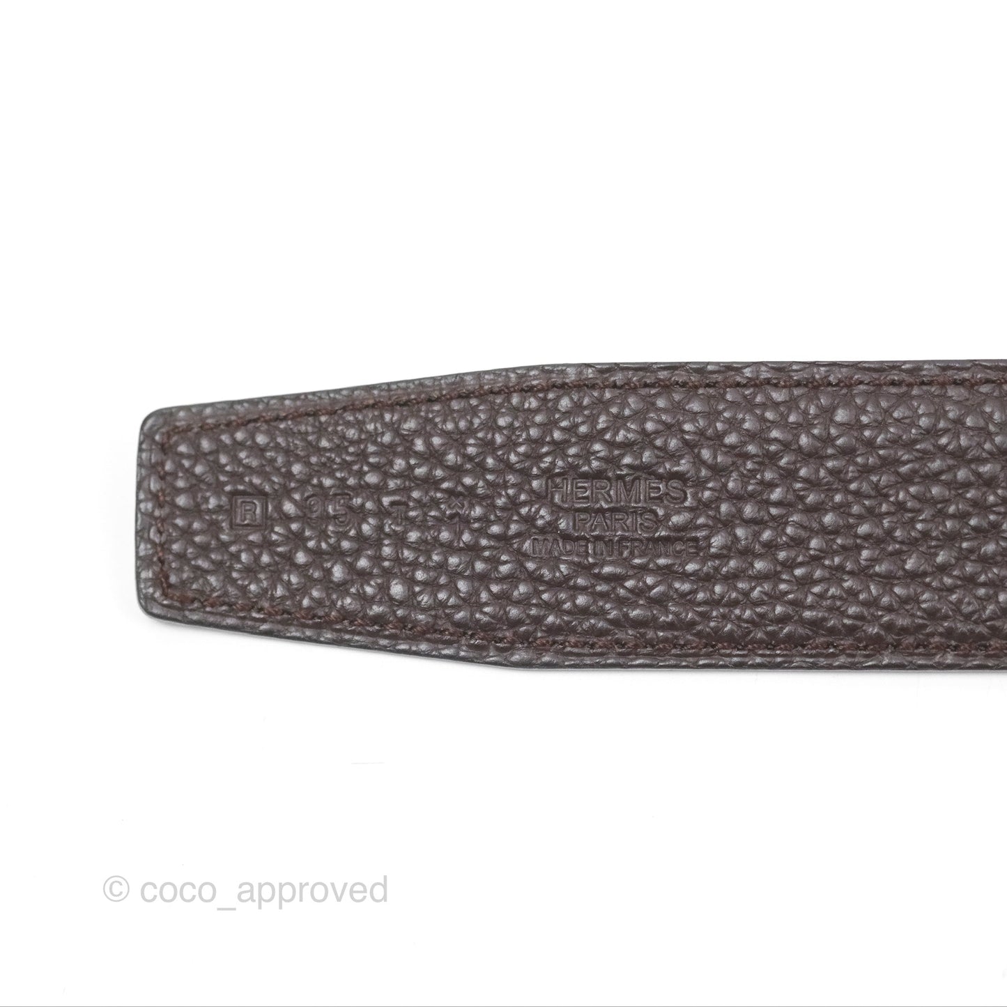 Hermès H Belt Buckle & Reversible Strap Black Palladium Hardware