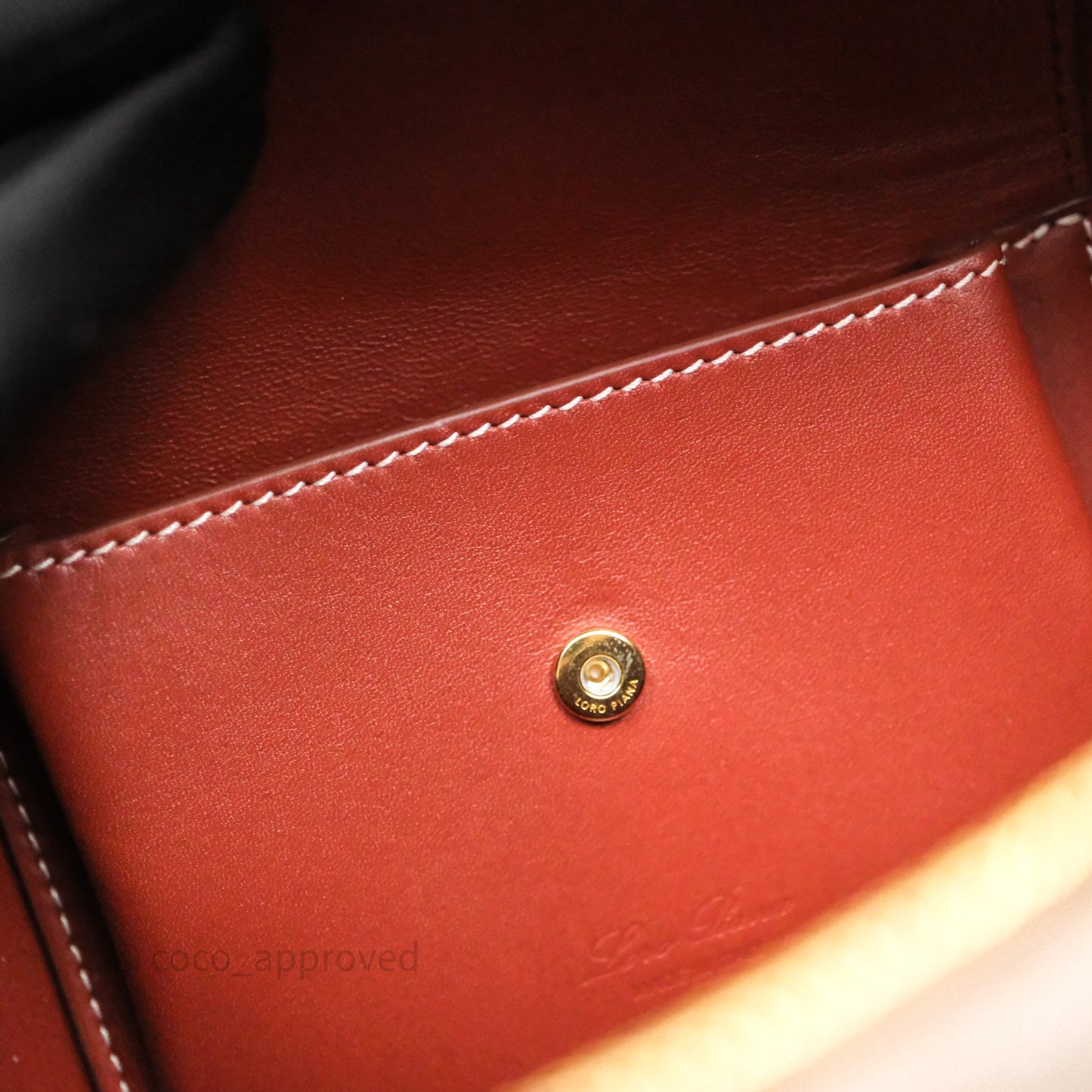 Loro Piana Extra Bag L27 Natural Brown/Deep Kummel Cashmere