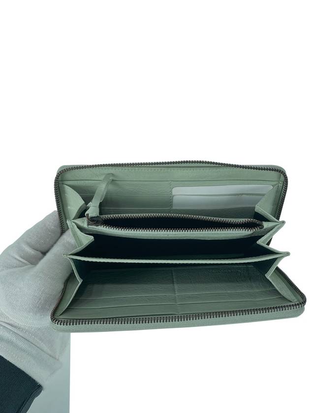 Luxury Balenciaga Vintage Zipper Around Long Wallet Mint