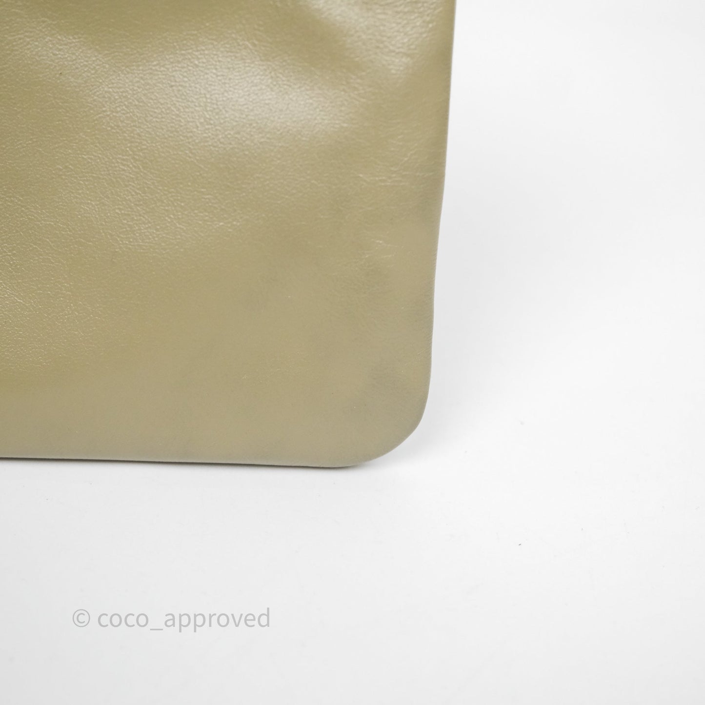 Chanel 22 Small Sage Green Shiny Calfskin Silver Hardware