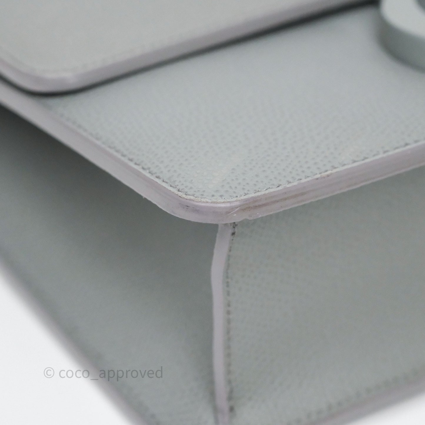 Dior 30 Montaigne Bag Grey Ultra Matte Grained Calfskin