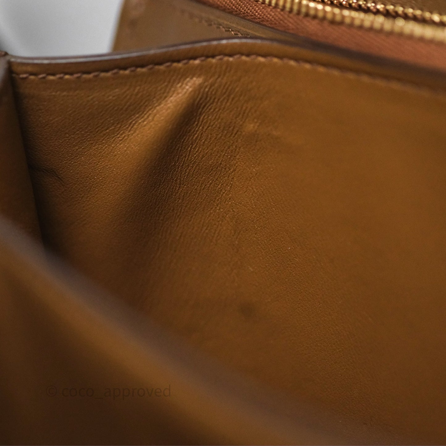 Celine Medium Classic Box Flap Caramel Calfskin