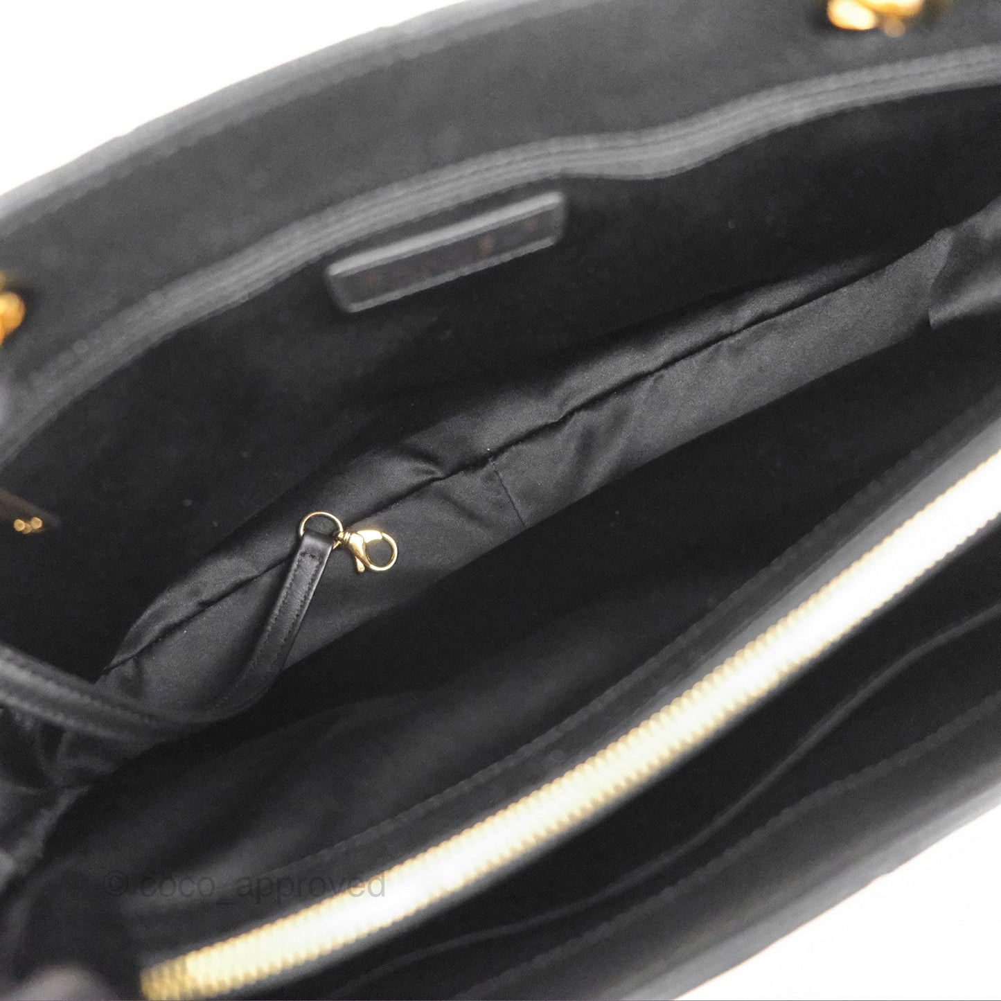Chanel GST Black Caviar Gold Hardware
