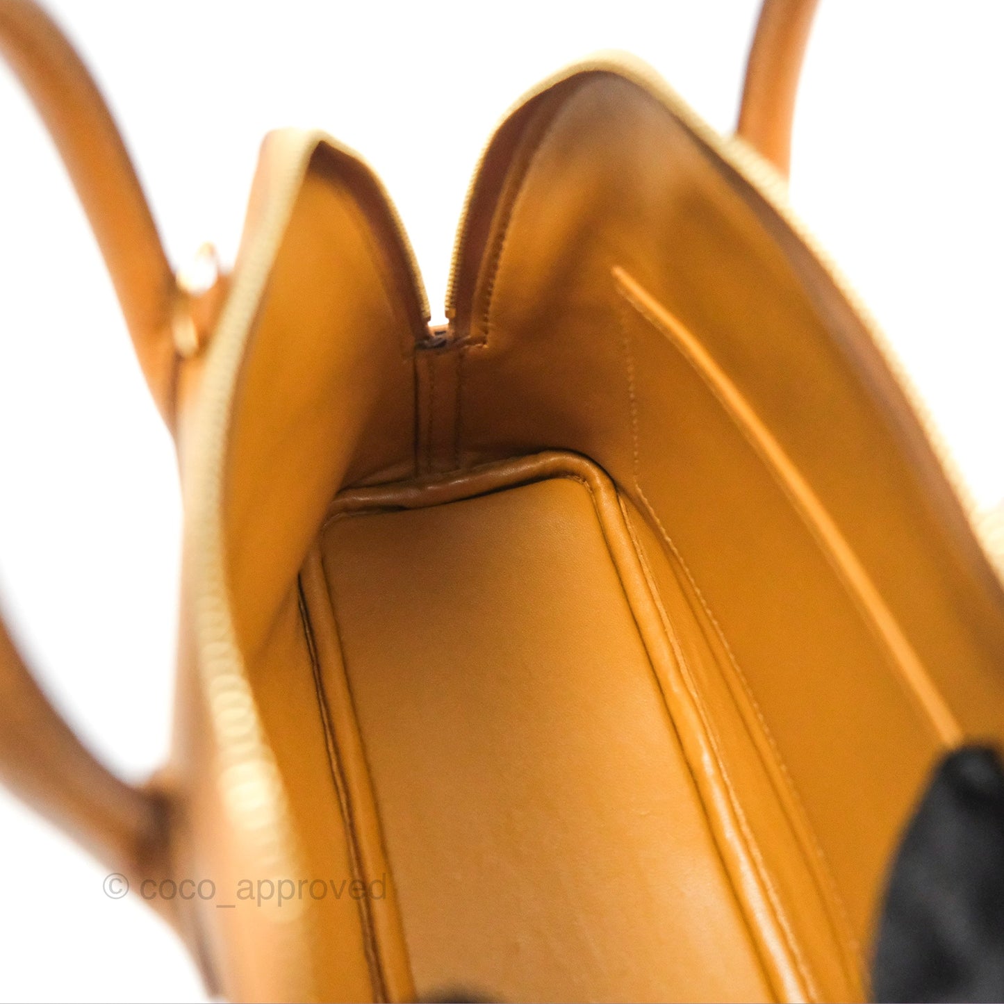 Hermès Bolide Mini 1923 Caramel Chevre Mysore Strap Ficelle/Black Gold Hardware