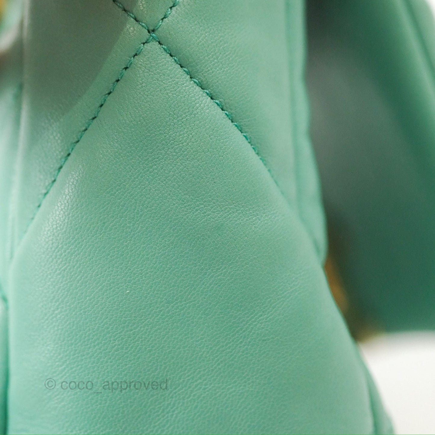 Chanel 19 Small Tiffany Blue Mixed Hardware