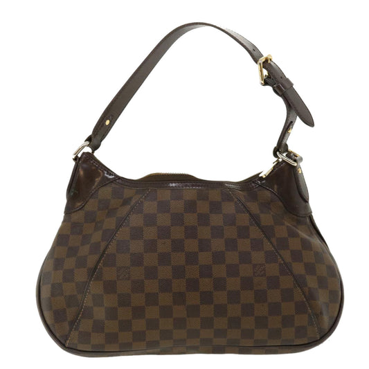 LOUIS VUITTON Damier Ebene Thames GM Shoulder Bag N48181 LV 32240