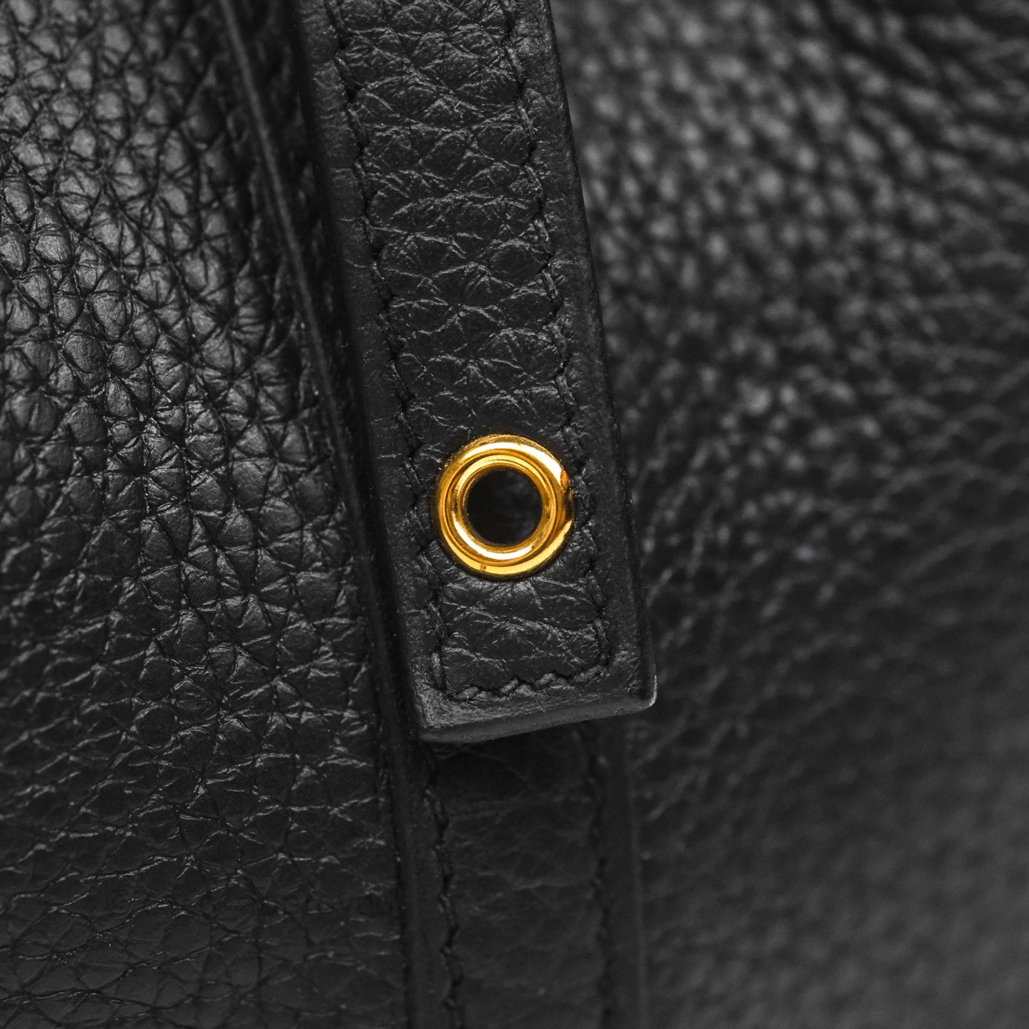 Hermès Picotin 18 Black Noir 89 Clemence Gold Hardware