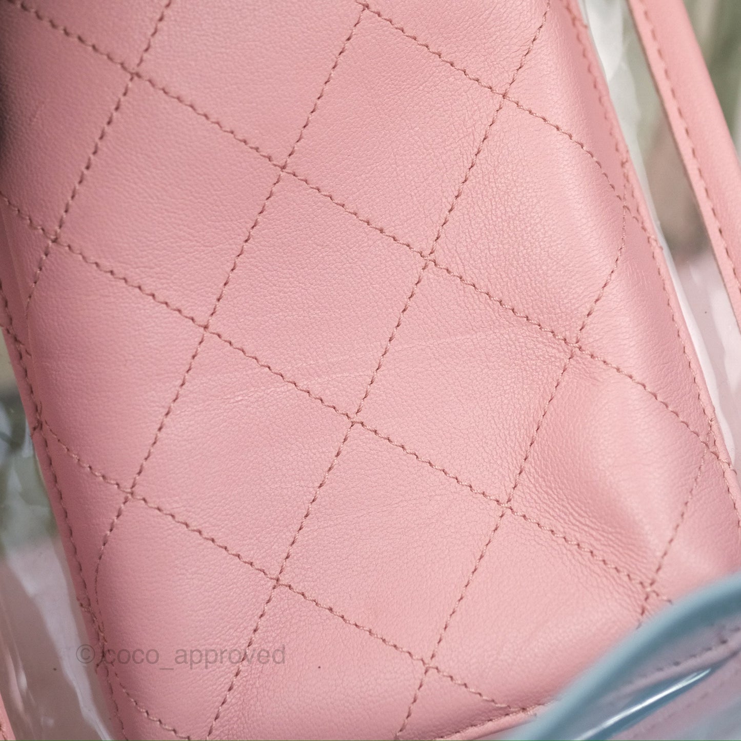 Chanel Coco Splash Blue/Green/Pink PVC Shopping Tote Bag