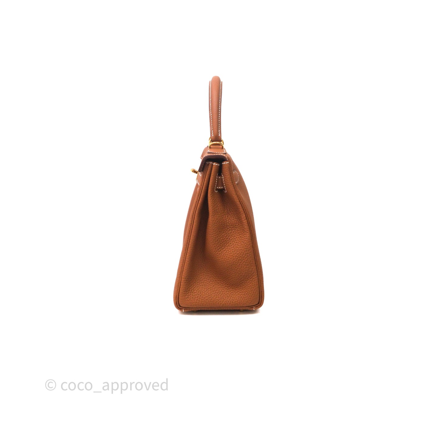 Hermes Kelly 28 Gold Togo Gold Hardware