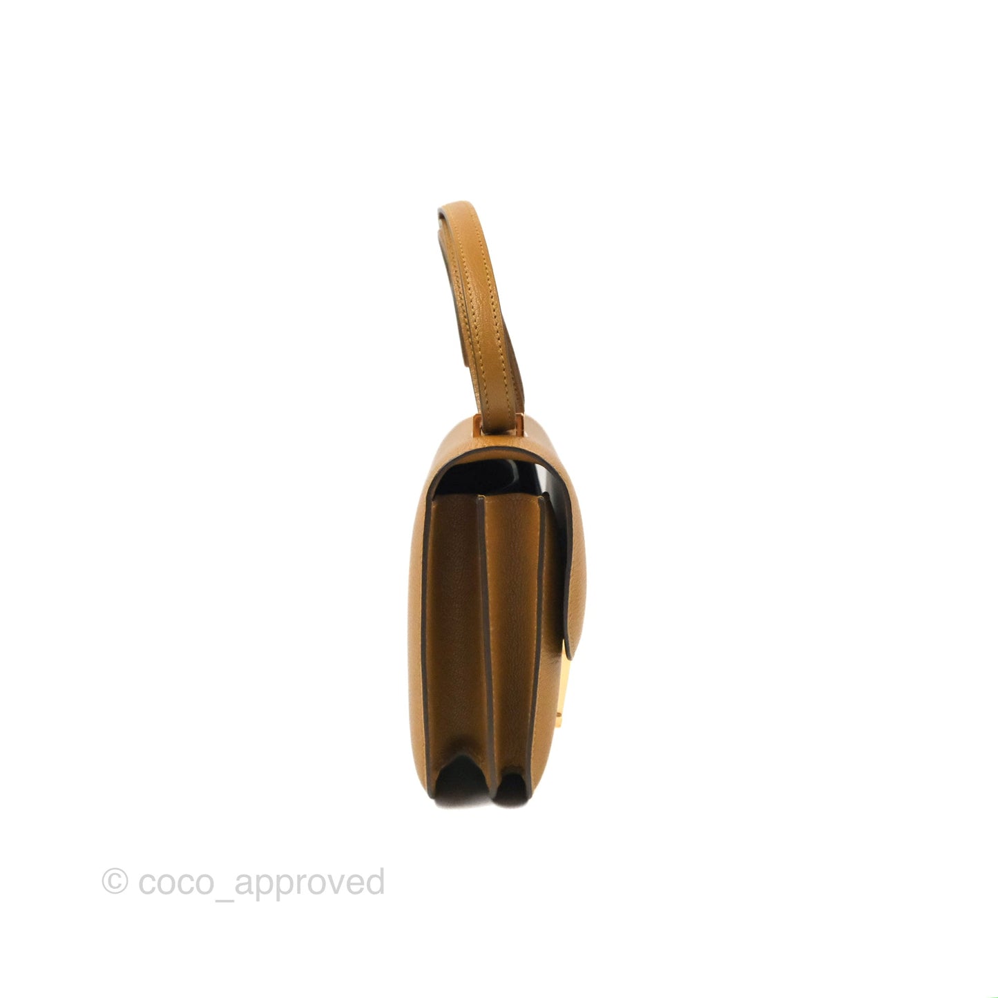 Hermès Constance Mini 18cm Kraft Chevre Mysore Gold Hardware