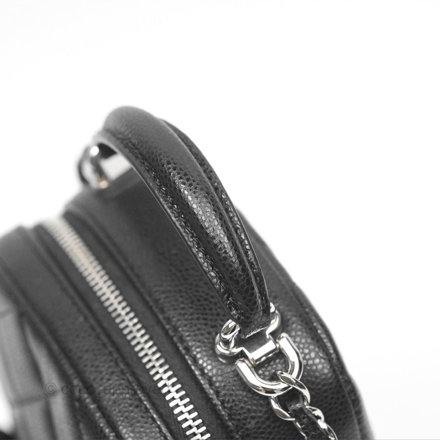 Chanel Classic Mini Backpack Black Caviar Silver Hardware