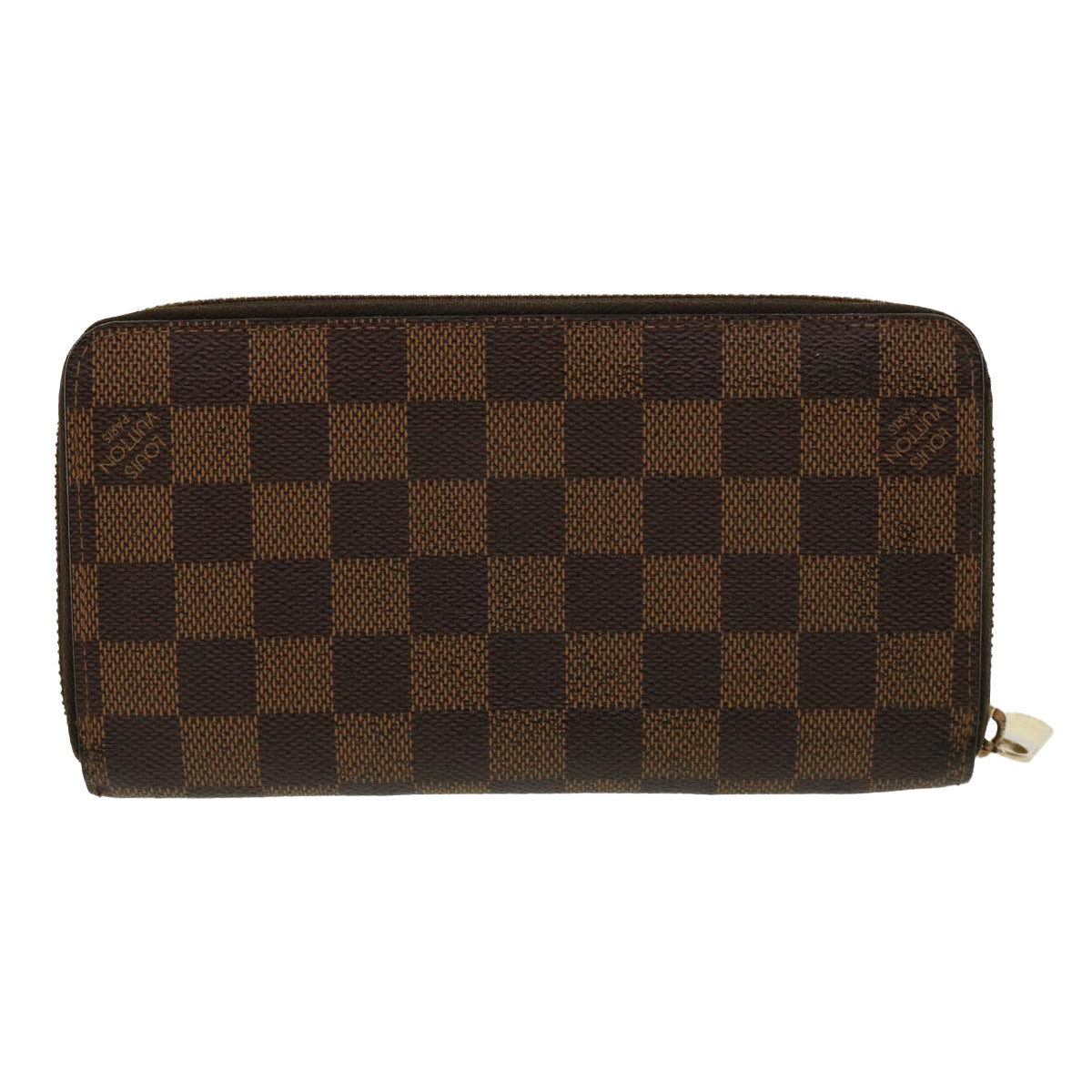LOUIS VUITTON Damier Ebene Zippy Wallet Long Wallet N41661 LV 32381