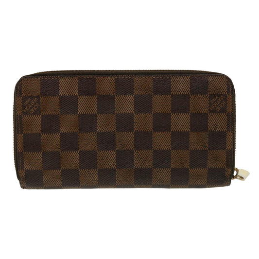LOUIS VUITTON Damier Ebene Zippy Wallet Long Wallet N41661 LV 32381