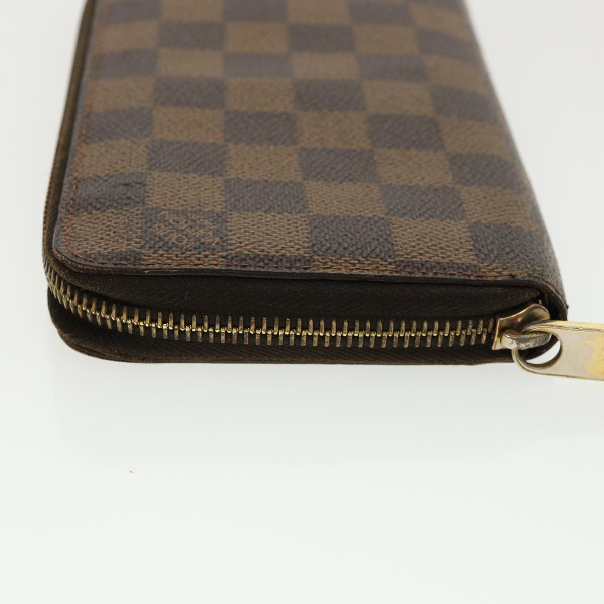 LOUIS VUITTON Damier Ebene Zippy Wallet Long Wallet N41661 LV 32381