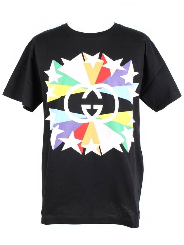 Luxury Gucci Trending 2025 Starburst printing short sleeve XS
