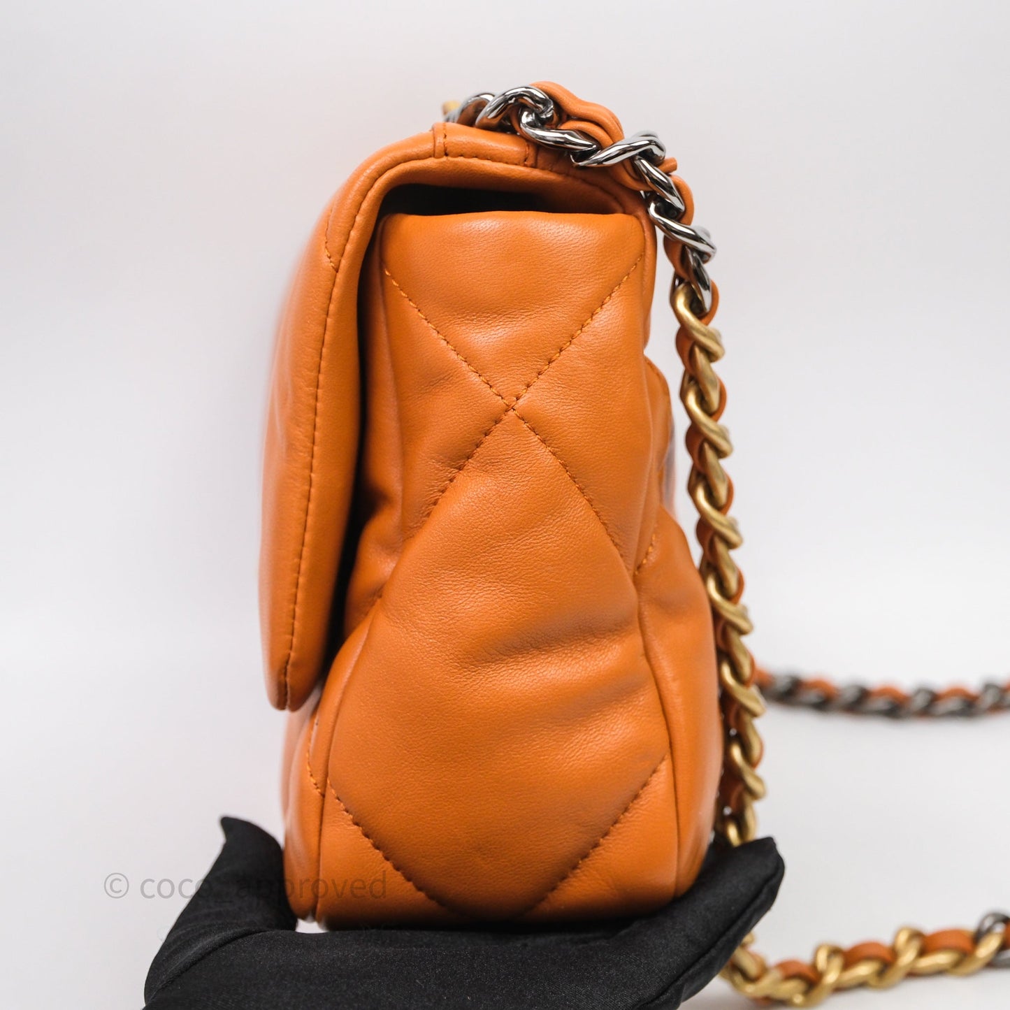 Chanel 19 Small Caramel Mixed Hardware