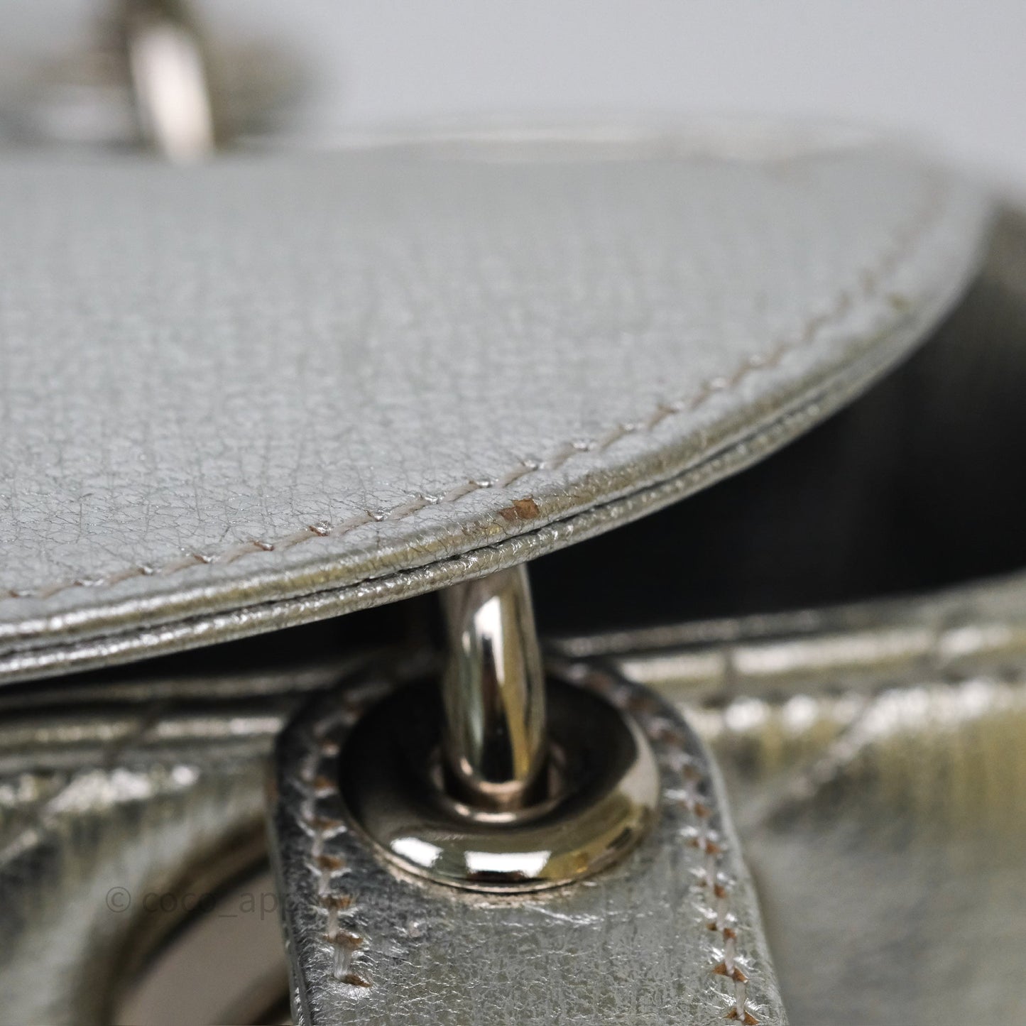 Dior My ABCDior Lady Dior Metallic Silver Cannage