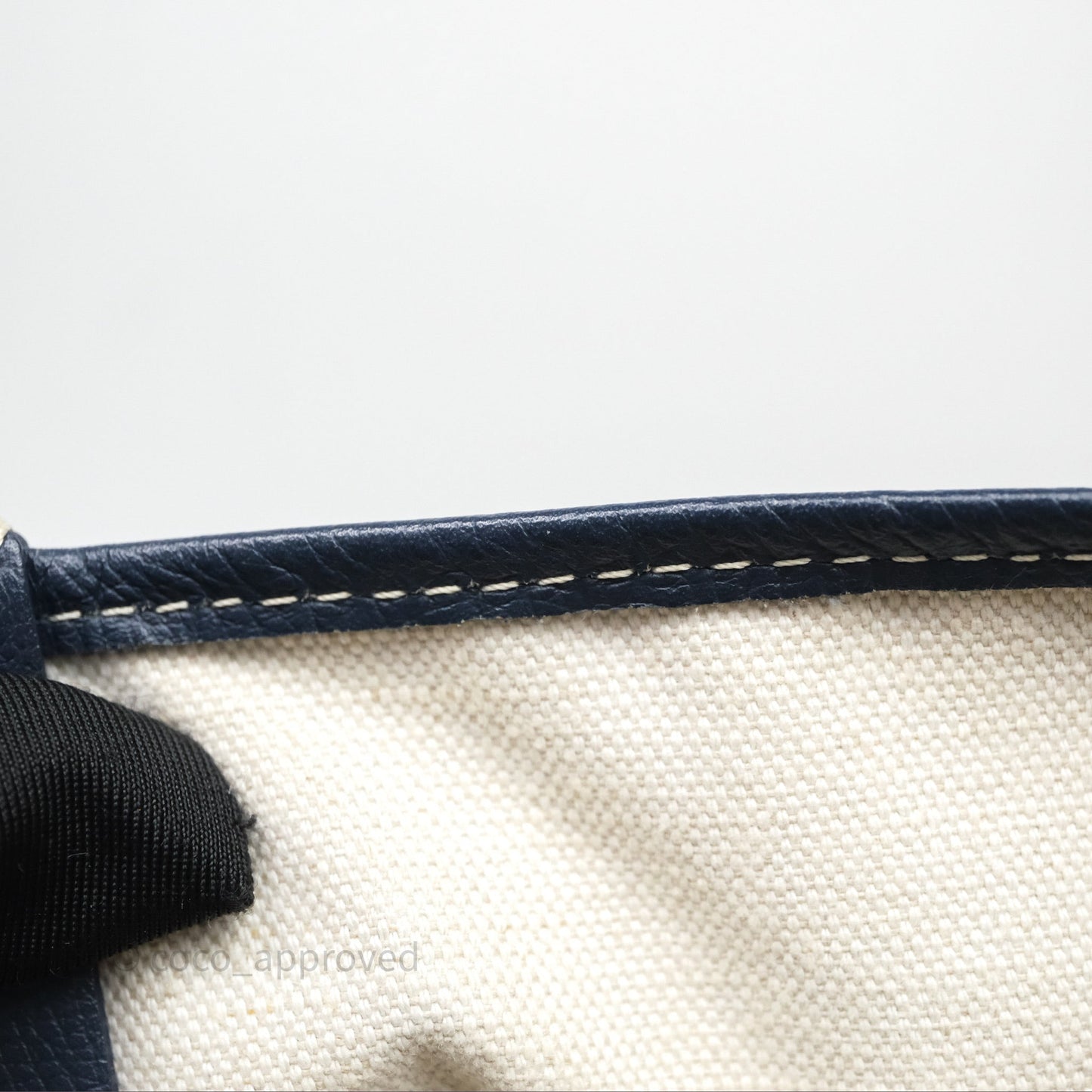 Goyard St. Louis Tote PM Navy/Tan