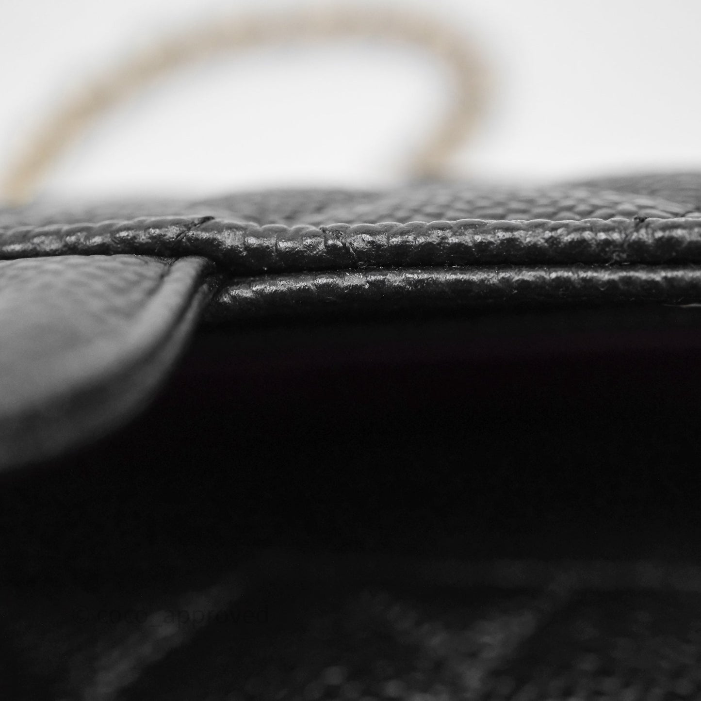 Chanel Small Classic Flap Quilted Black Caviar Gold Hardware