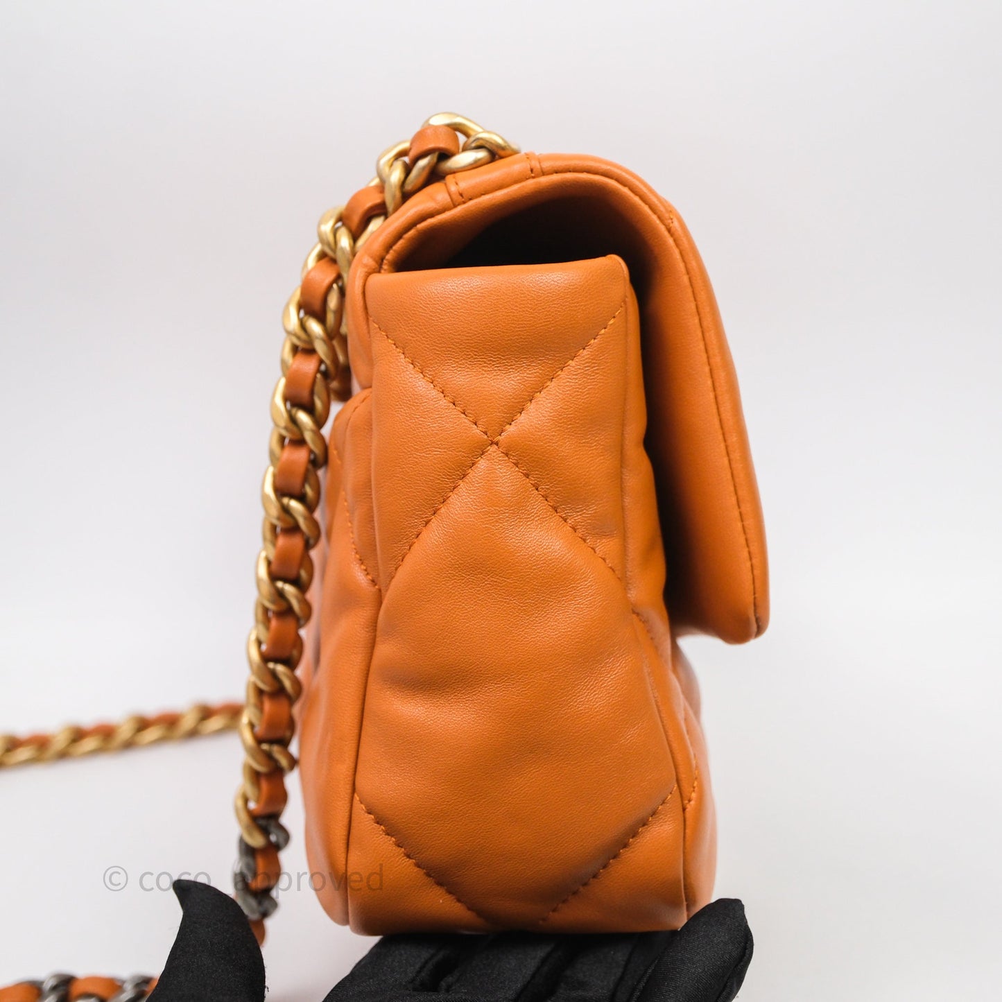 Chanel 19 Small Caramel Mixed Hardware