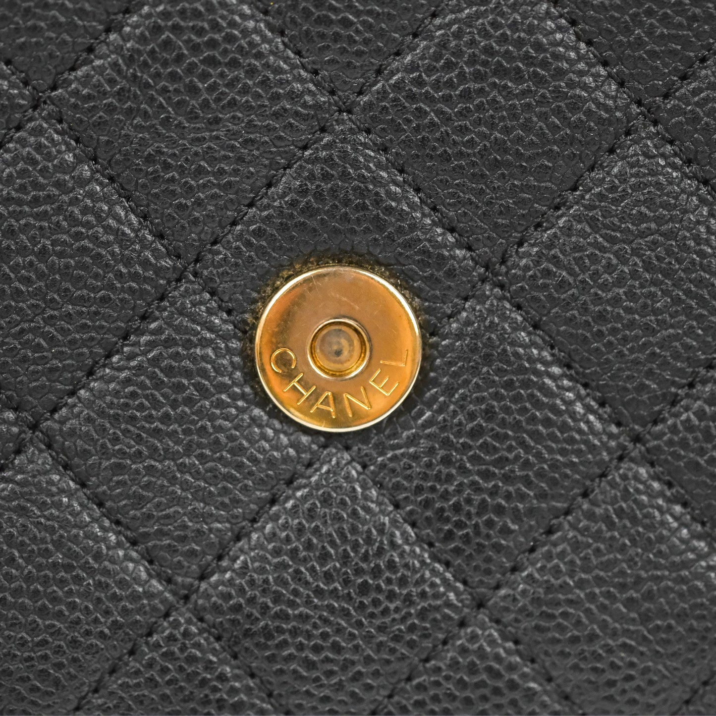Chanel Quilted Medium CC Filigree Flap Black Caviar