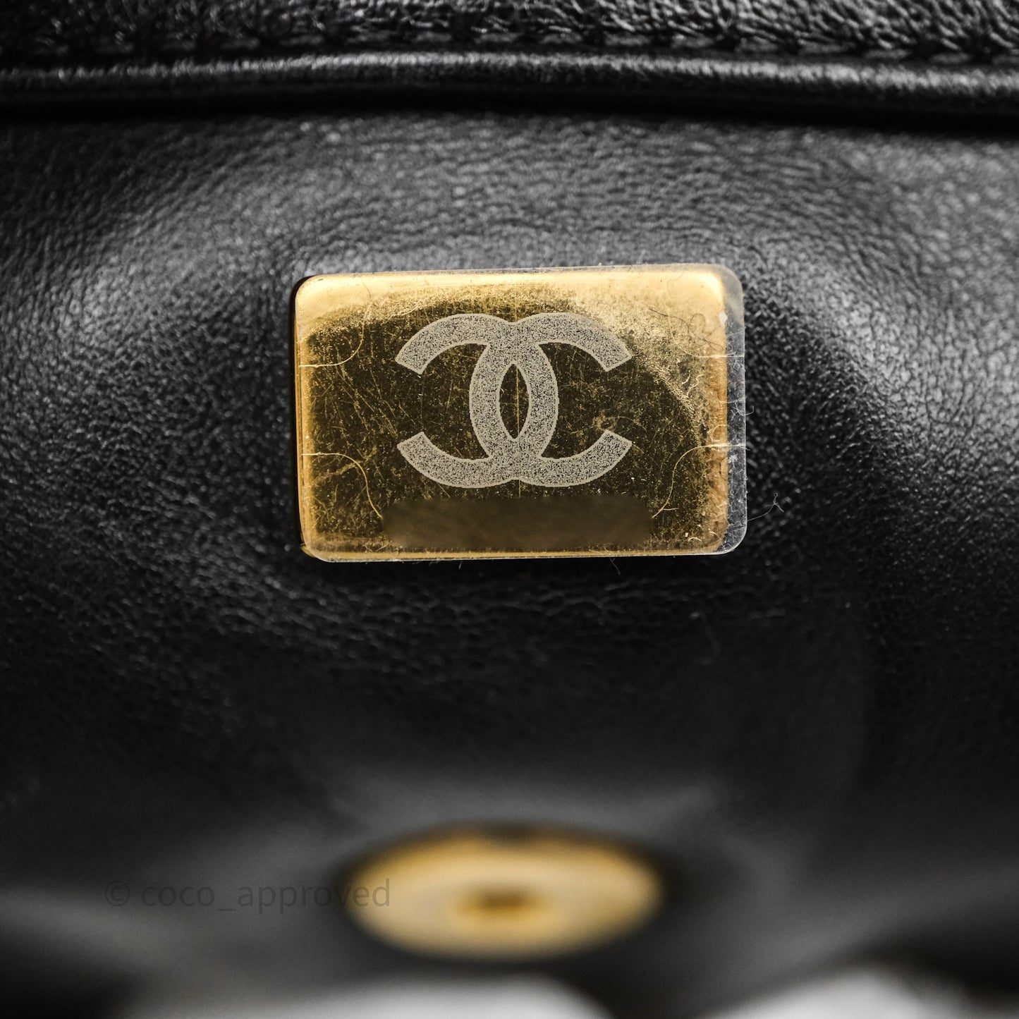 Chanel Duma Backpack Black Tweed Aged Gold Hardware