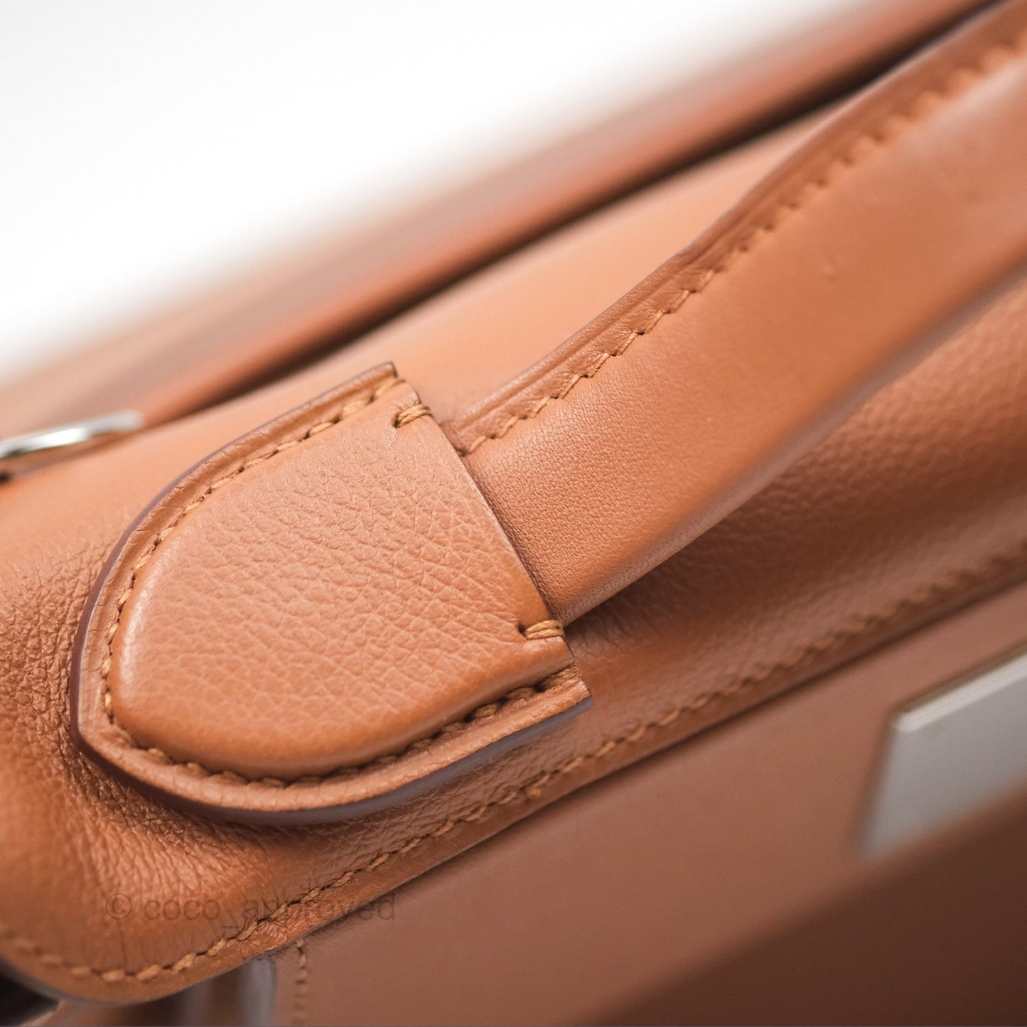 Hermès 24/24 21 Mini Gold 37 Evercolor/ Swift Palladium Hardware